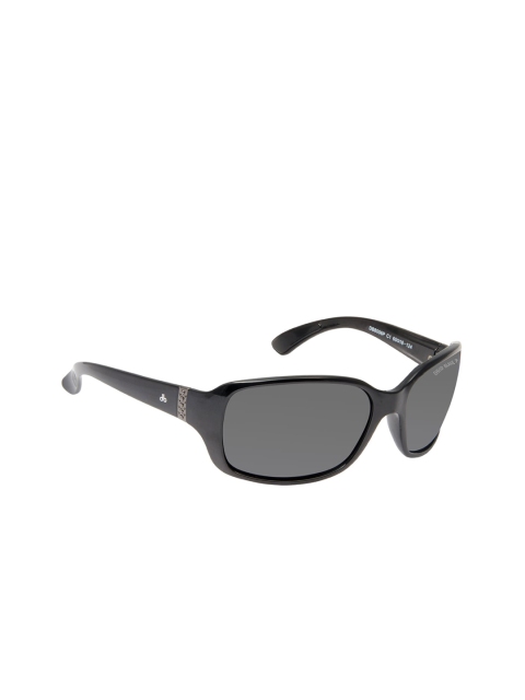 

David Blake Women Polarised & UV Protected Sports Sunglasses N_SGDB2060, Black