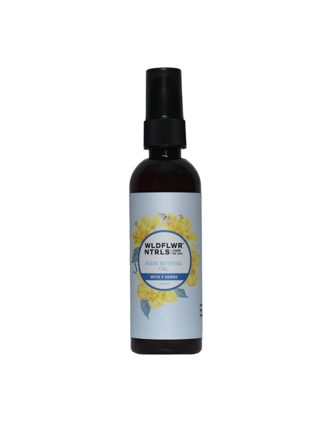 Wildflower Naturals 7 Herbs Hair Revival Oil, Grey