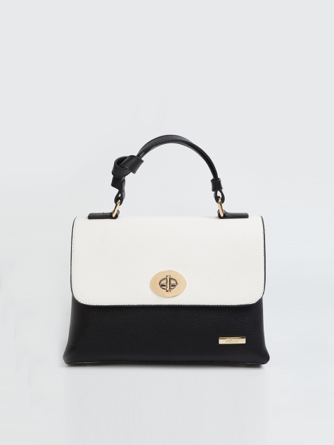 

CODE by Lifestyle White Colourblocked Satchel