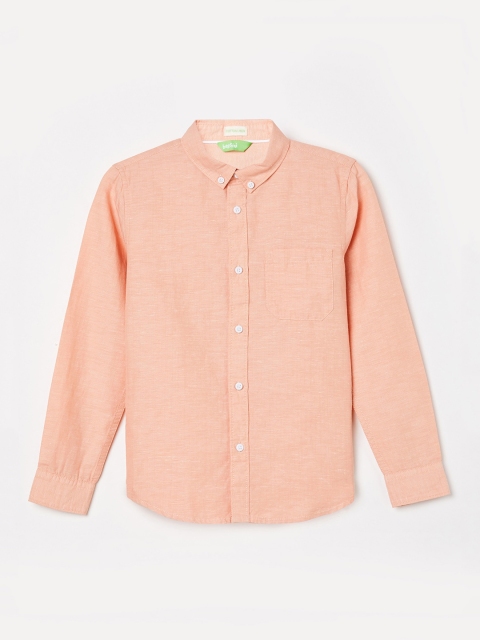 

Bossini Boys Coral Regular Fit Solid Casual Shirt