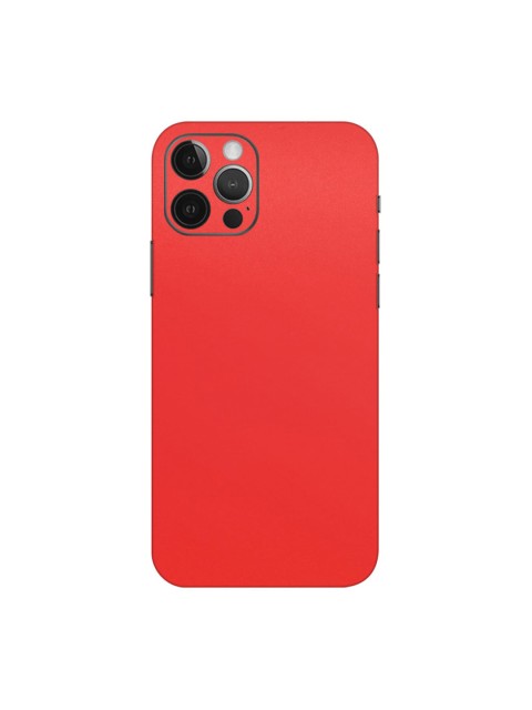

Trendy Skins Unisex Red Solid Matte Pattern iPhone 12 Pro Max Sustainable Back case