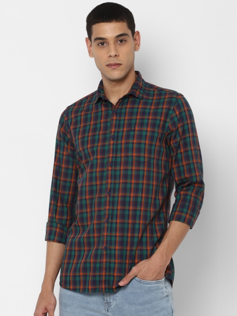 

Peter England Men Multicoloured Regular Fit Checked Casual Shirt, Multi