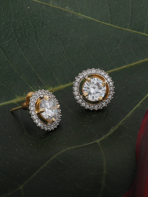 

Alamod Gold-Plated Double Sided Contemporary Hoop Earrings