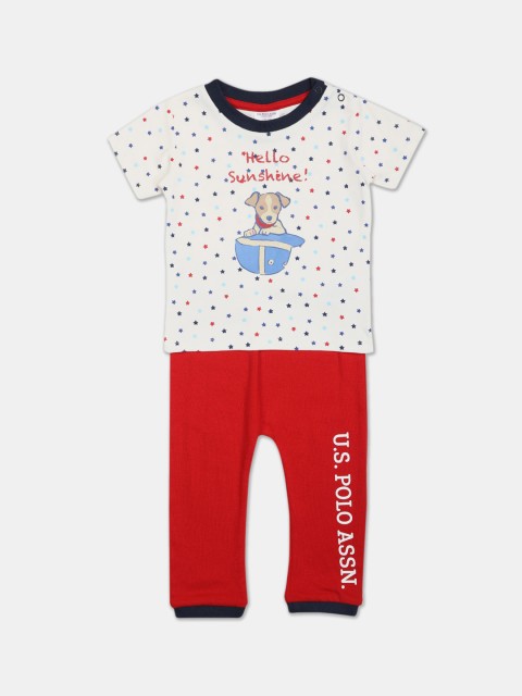

U.S. Polo Assn. Kids Boys Assorted Printed T-shirt with Pyjamas