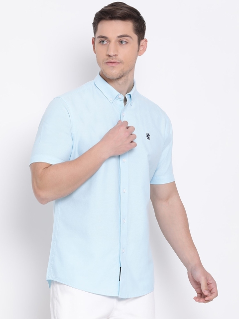 

Red Tape Men Turquoise Blue Regular Fit Solid Casual Shirt