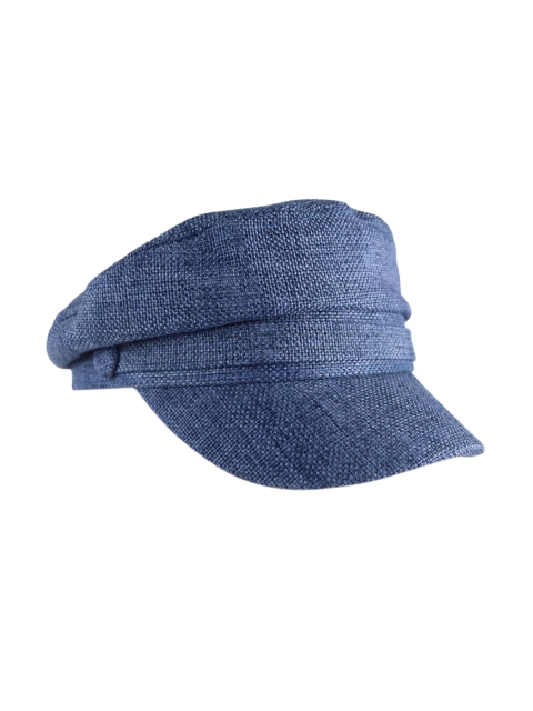 

iSWEVEN Unisex Blue Solid Visor Cap