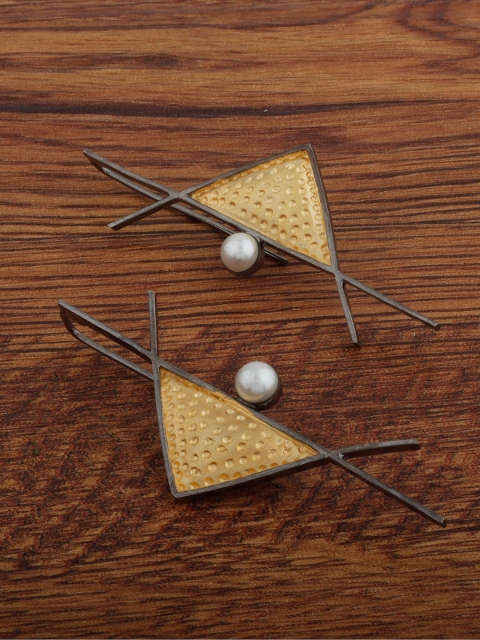 

Alamod Rhodium-Plated & Gold-Toned Geometric Studs