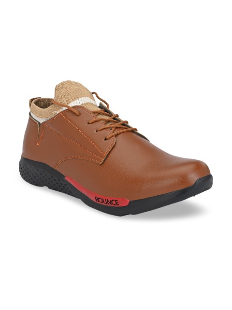 

Sir Corbett Men Tan Brown Solid Derbys