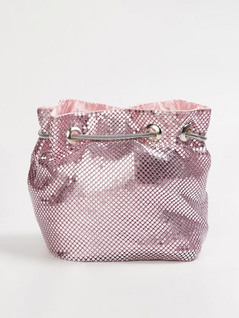

CODE by Lifestyle Pink Embellished Sling Bag