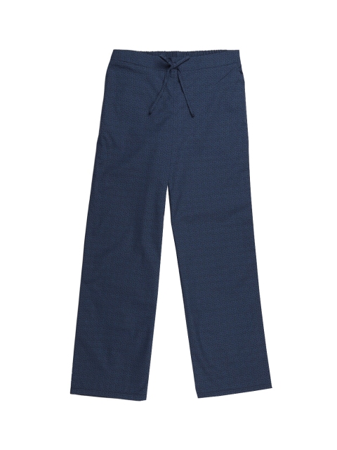 

Allen Solly Junior Girls Navy Blue & Black Regular Fit Printed Regular Trousers