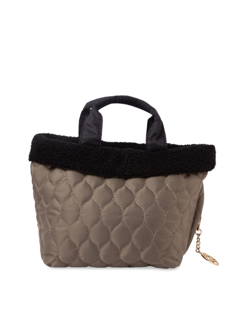 

Sole To Soul Khaki Textured Handheld Bag