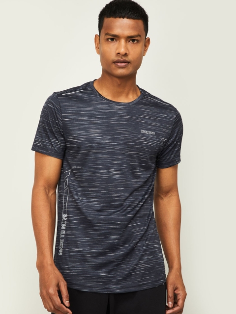

Kappa Men Grey Printed Round Neck T-shirt