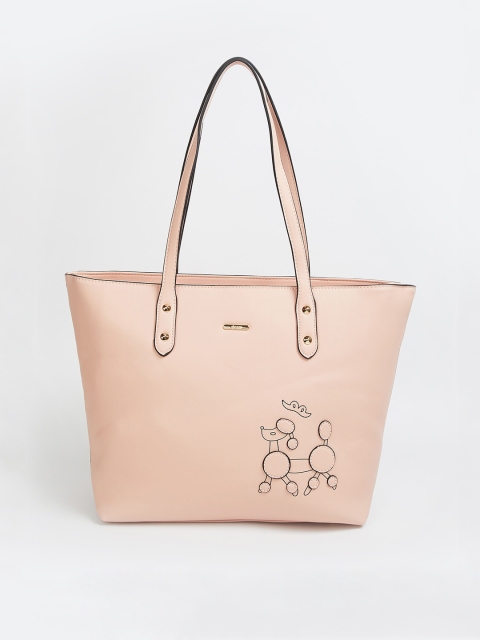 

Ginger by Lifestyle Pink Solid Shoulder Bag