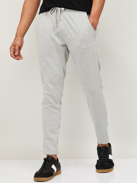 

Fame Forever by Lifestyle Men Grey Melange Solid Slim-Fit Track Pants