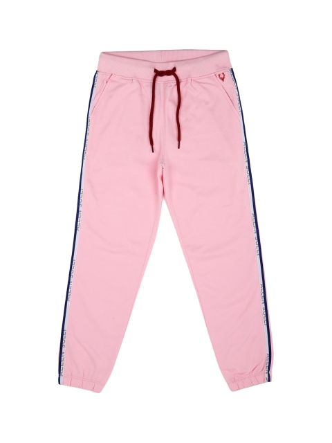 

Allen Solly Junior Girls Pink Regular Fit Solid Joggers