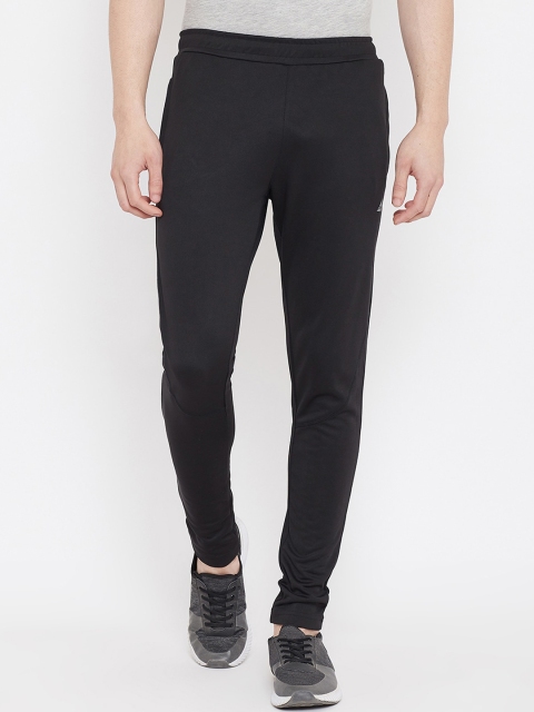 

Athleto Men Black Solid Slim-Fit e-Dry Track Pants