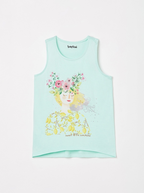 

Bossini Sea Green Printed Top
