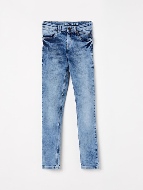 

Fame Forever by Lifestyle Girls Navy Blue Skinny Fit Mid-Rise Clean Look Jeans