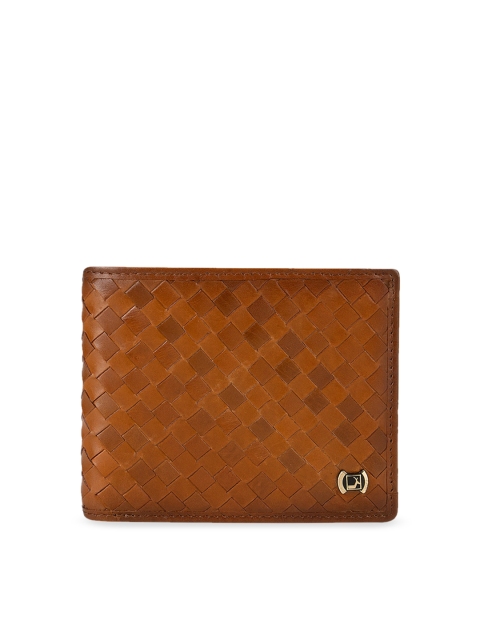 

Da Milano Women Brown Textured Two Fold Wallet