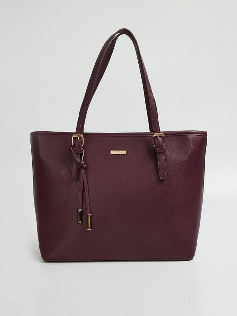 

CODE by Lifestyle Burgundy Solid Shoulder Bag