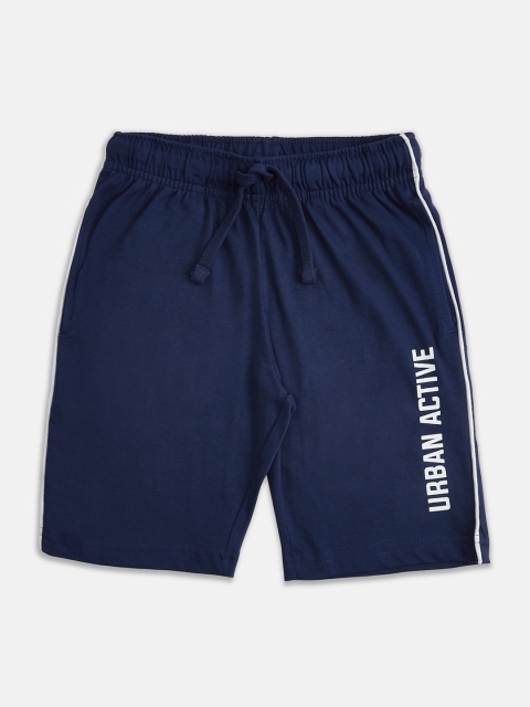 

Pantaloons Junior Boys Navy Blue Solid Regular Fit Regular Shorts
