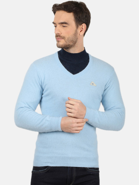 

Monte Carlo Men Blue Solid, Turquoise blue