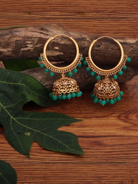 

Alamod Gold-Plated Dome Shaped Jhumkas