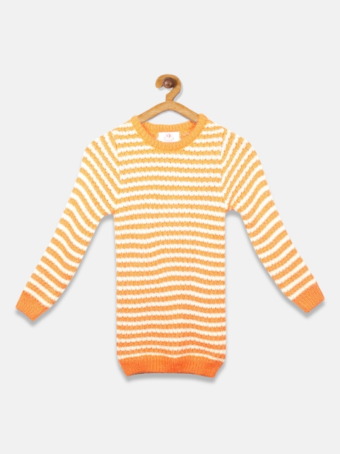 

OWM Girls Yellow Striped Pullover Sweater