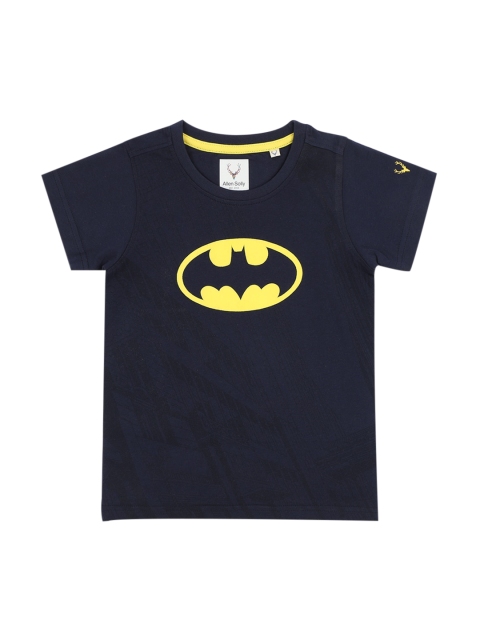

Allen Solly Junior Boys Navy Blue Printed Round Neck Cotton T-shirt