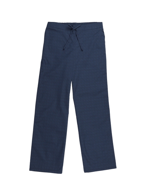 

Allen Solly Junior Girls Navy Blue & Black Regular Fit Printed Regular Trousers