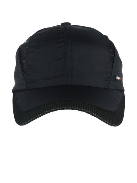 

iSWEVEN Unisex Black Solid Baseball Cap
