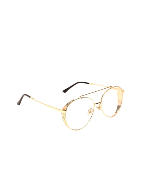 

FUZOKU Men Aviator Sunglasses FZKSS2020SG0128, Transparent
