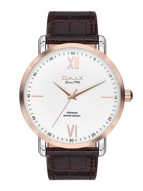 

Omax Men White Analogue Watch GU03C35I