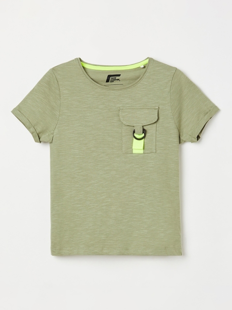 

Fame Forever by Lifestyle Green Solid Top