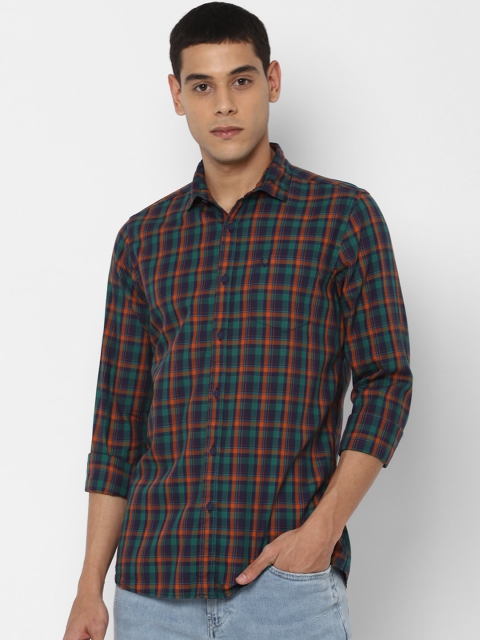 

Peter England Men Multicoloured Regular Fit Checked Casual Shirt, Multi