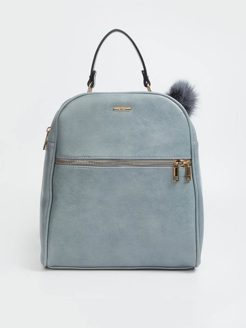 

Ginger by Lifestyle Women Blue Solid Backpack