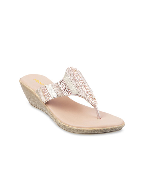 

Mochi Women Gold-Toned Textured Heels