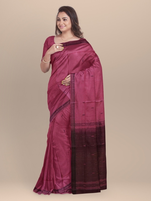 

APCO Pink Printed Pure Cotton Saree
