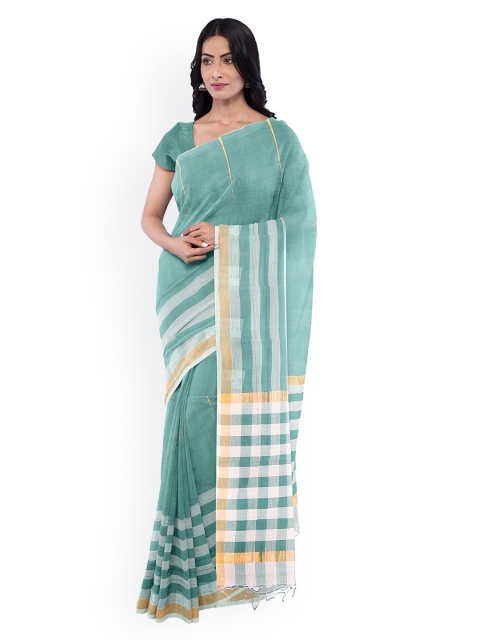 

APCO Green Solid Pure Cotton Sustainable Saree