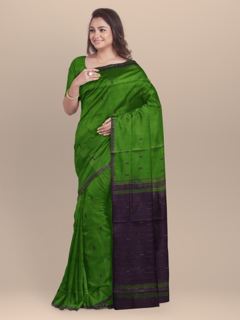 

APCO Green Woven Design Pure Cotton Saree