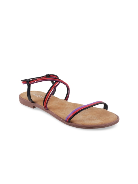 

Metro Women Multicoloured Colourblocked Open Toe Flats, Multi