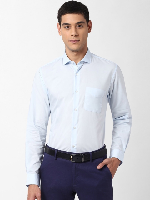 

Peter England Men Blue Slim Fit Printed Casual Shirt
