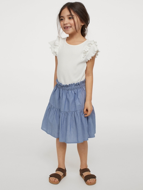 

H&M Girls Blue Flared Skirt