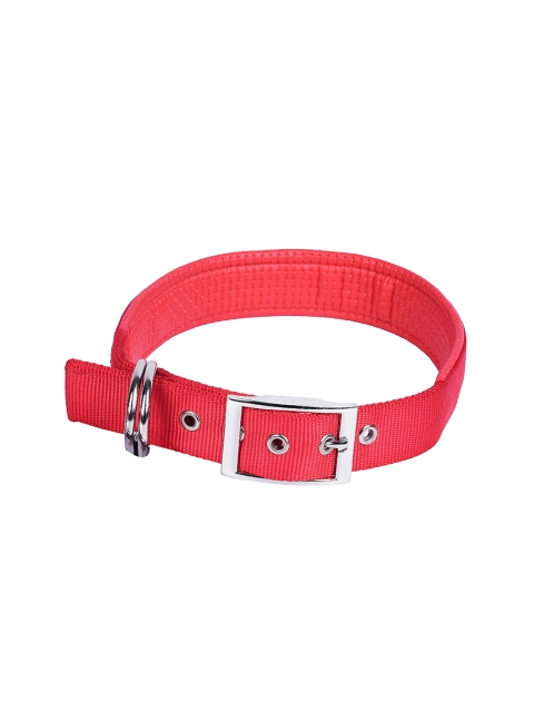 

PETS EMPIRE Red Solid Padded Dog Collar
