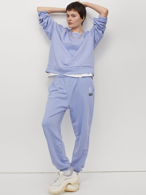

H&M Women Blue Solid Joggers