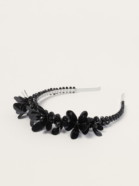 

H&M Women Black Embellished Alice Band