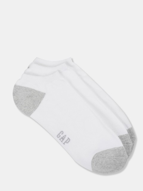 

GAP Men White Pack Of 3 Ribbed Top Ankle Socks
