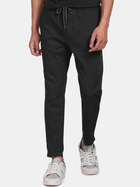 

Cherokee Men Black Slim Fit Solid Joggers
