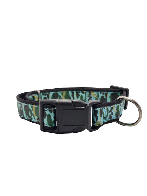 

PETS EMPIRE Unisex Blue & Green Camouflaged Printed Dog Collar