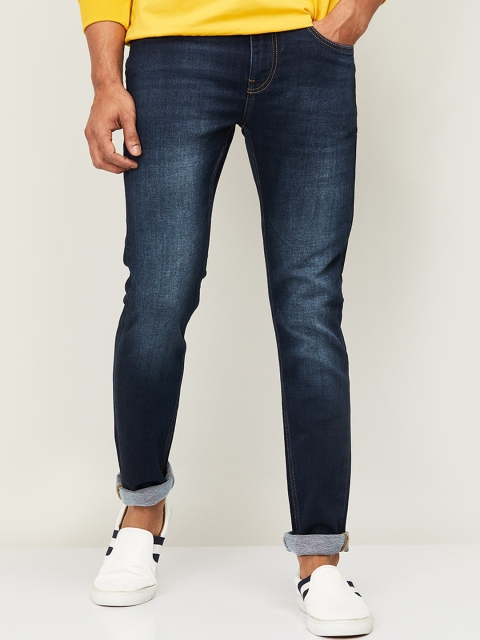 

Bossini Men Blue Slim Fit Mid-Rise Clean Look Jeans